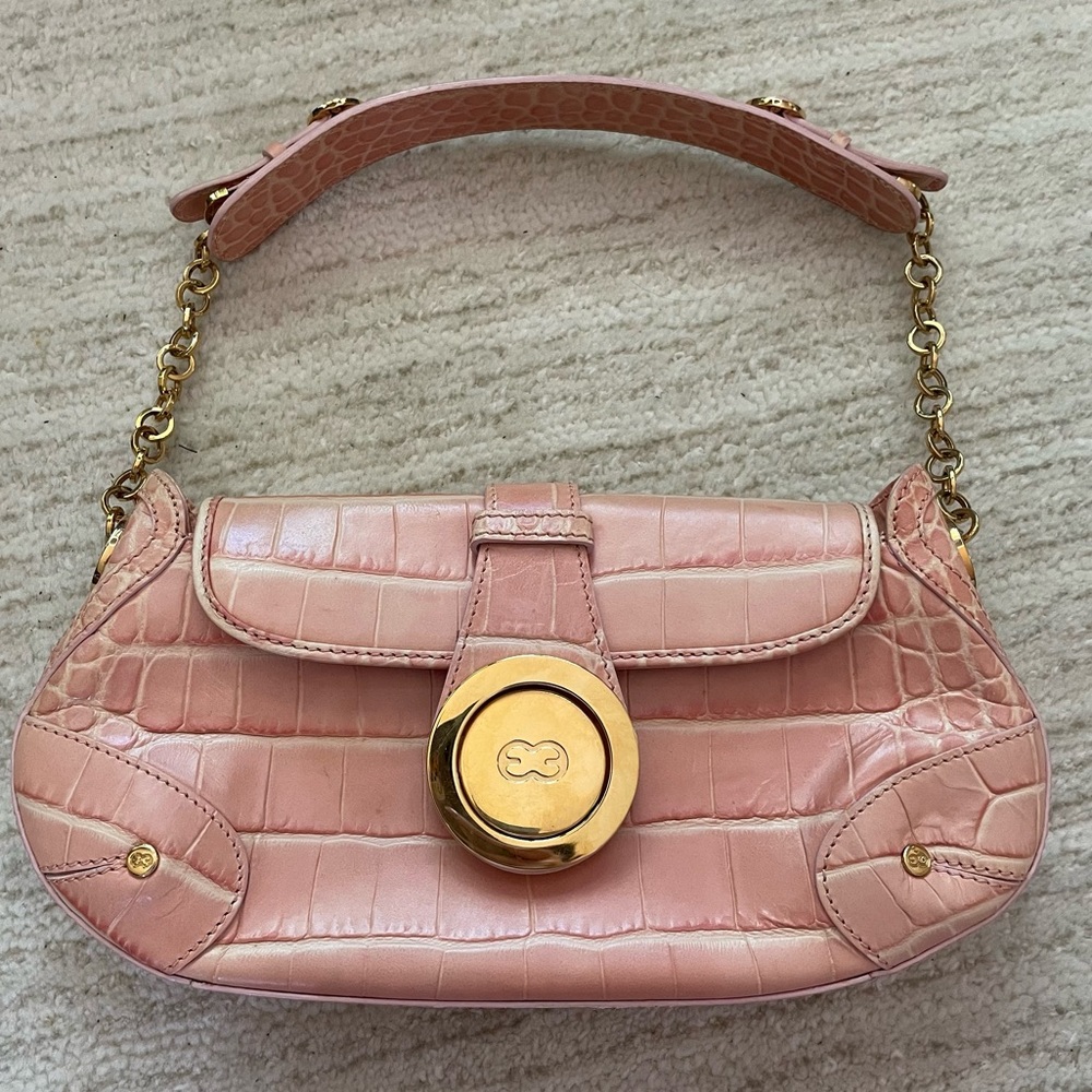Vintage pink escada purse